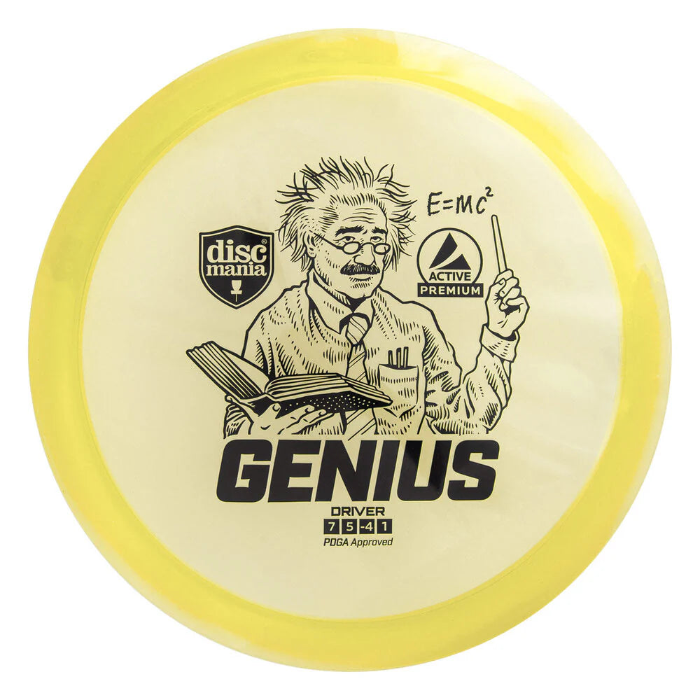 Discmania Active Premium Genius - Driver Disc 7 | 5 | -4 | 1 - Geel
