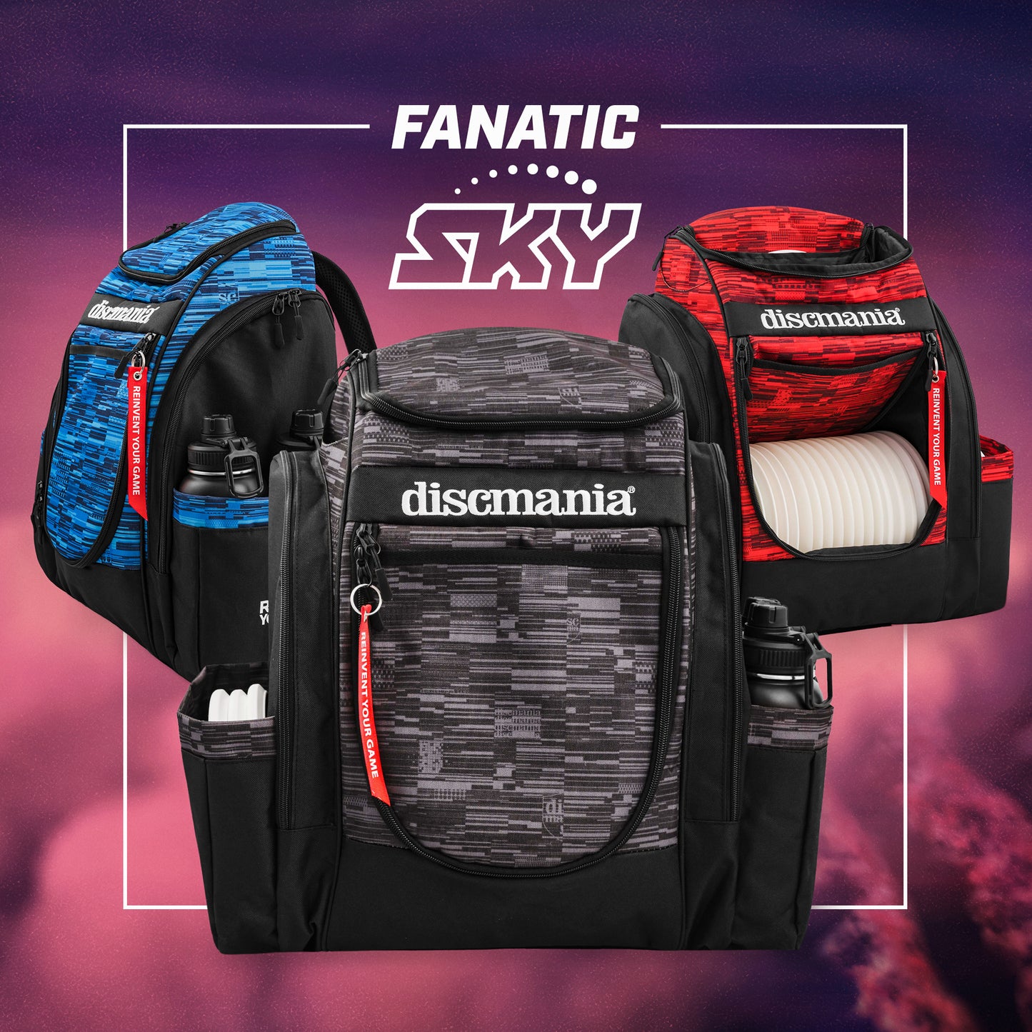 Discmania Fanatic Sky Backpack - Disc Golf Rugtas - Sporttas