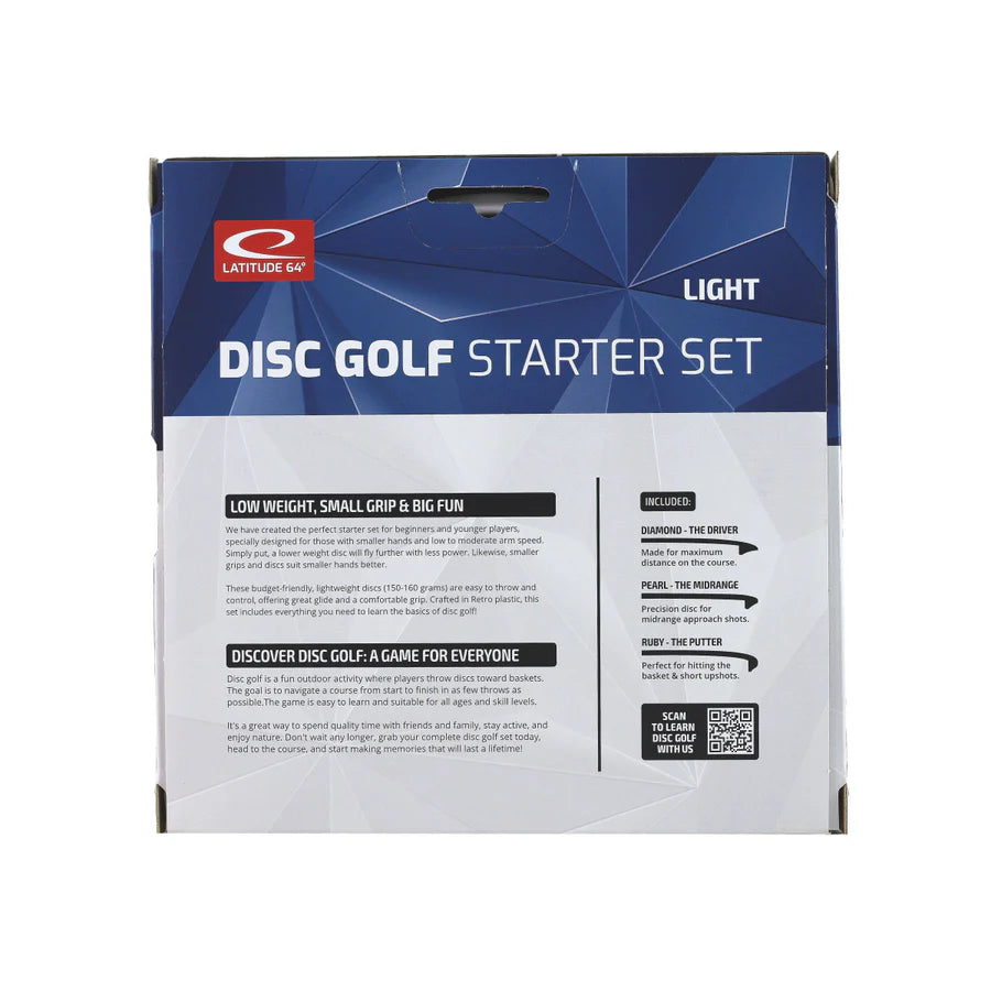 Latitude 64 Disc - Disc Gol Starter Set Light - 3 discs - putter - mid range - driver