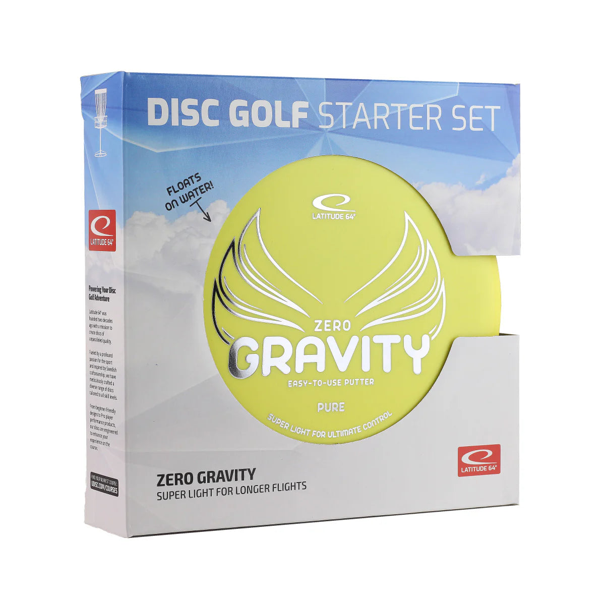 Latitude 64 Disc - Disc Gol Starter Set Zero Gravity - 3 discs - putter - mid range - driver