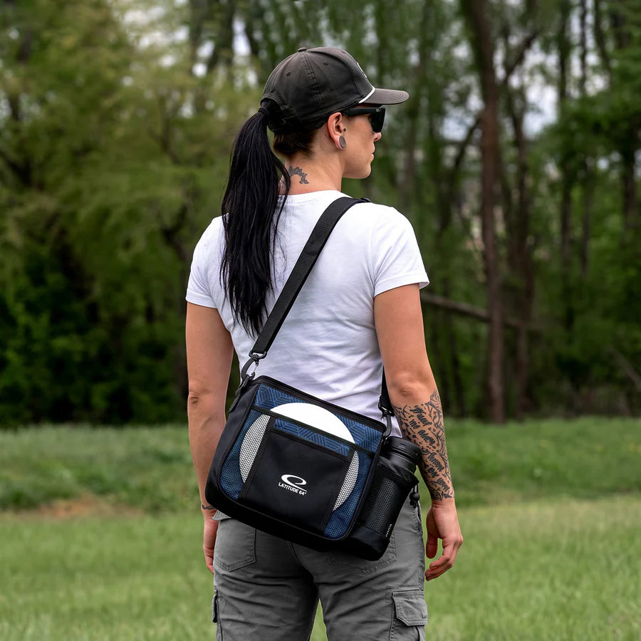 Latitude 64 Disc Golf Schouder Tas - Zwart/Zand