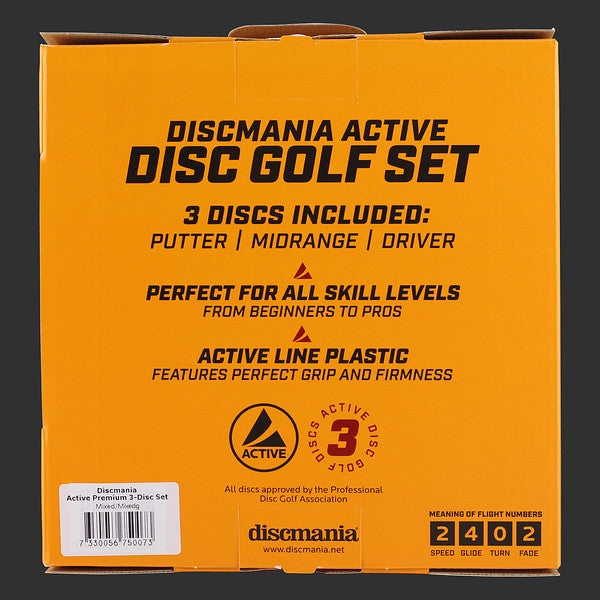 Discmania Active Premium 3-Disc Set | Discgolf set