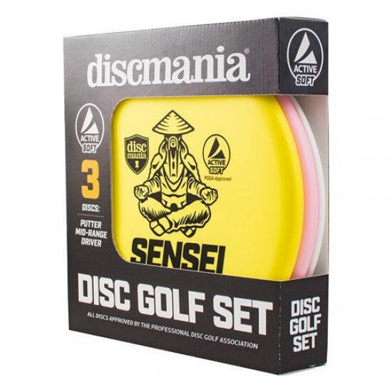 Discmania Active Disc - Beginners Soft Set - 3 discs - putter - mid range - driver